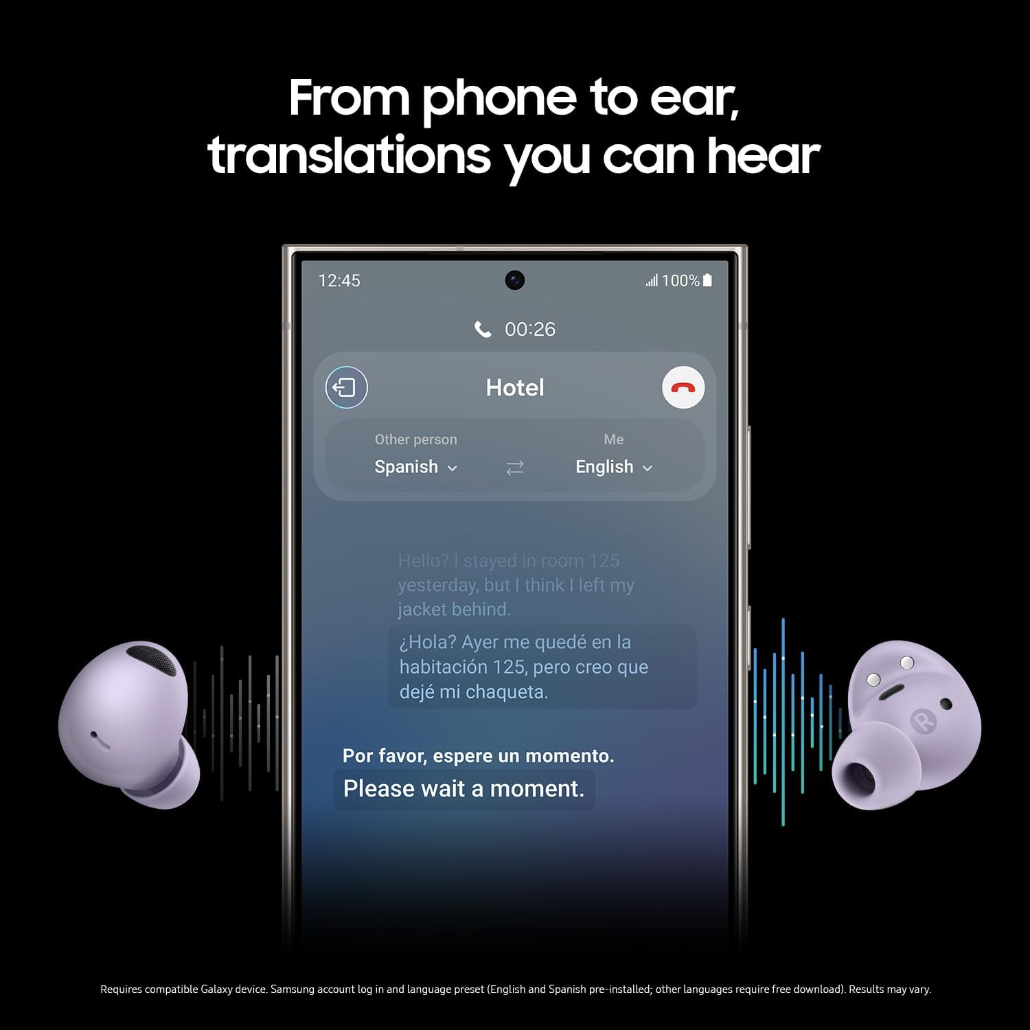 Samsung Galaxy Buds2 Pro SM-R510 Wireless Bluetooth Earbuds, Bora Purple thumbnail 4